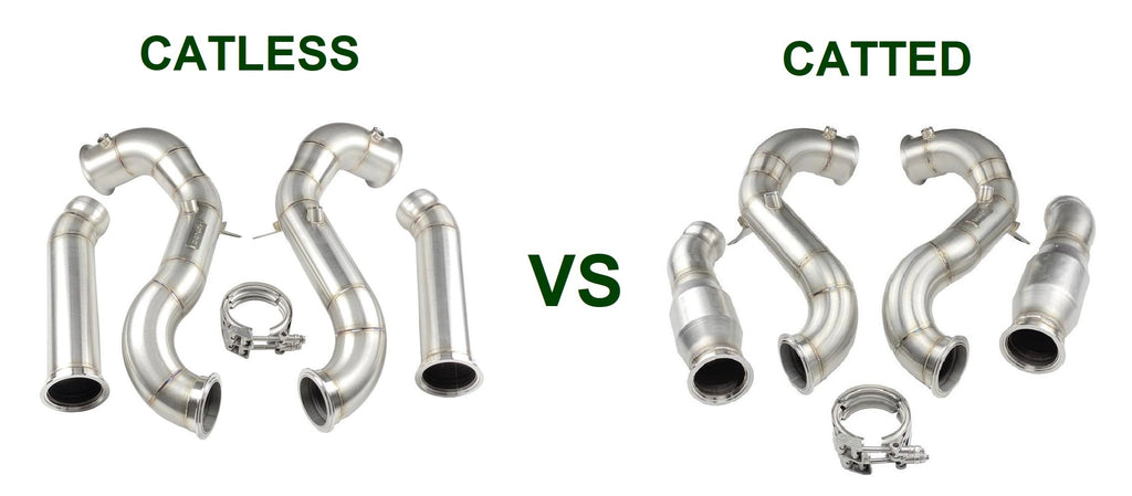 Quelle est la différence entre les downpipes catless et les downpipes catted ?