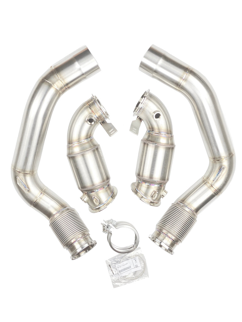 Collecteurs d'échappement BMW X5M F95 avec catalyseurs sportifs à haut débit