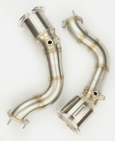 Audi RSQ8 downpipes with 200 cell 